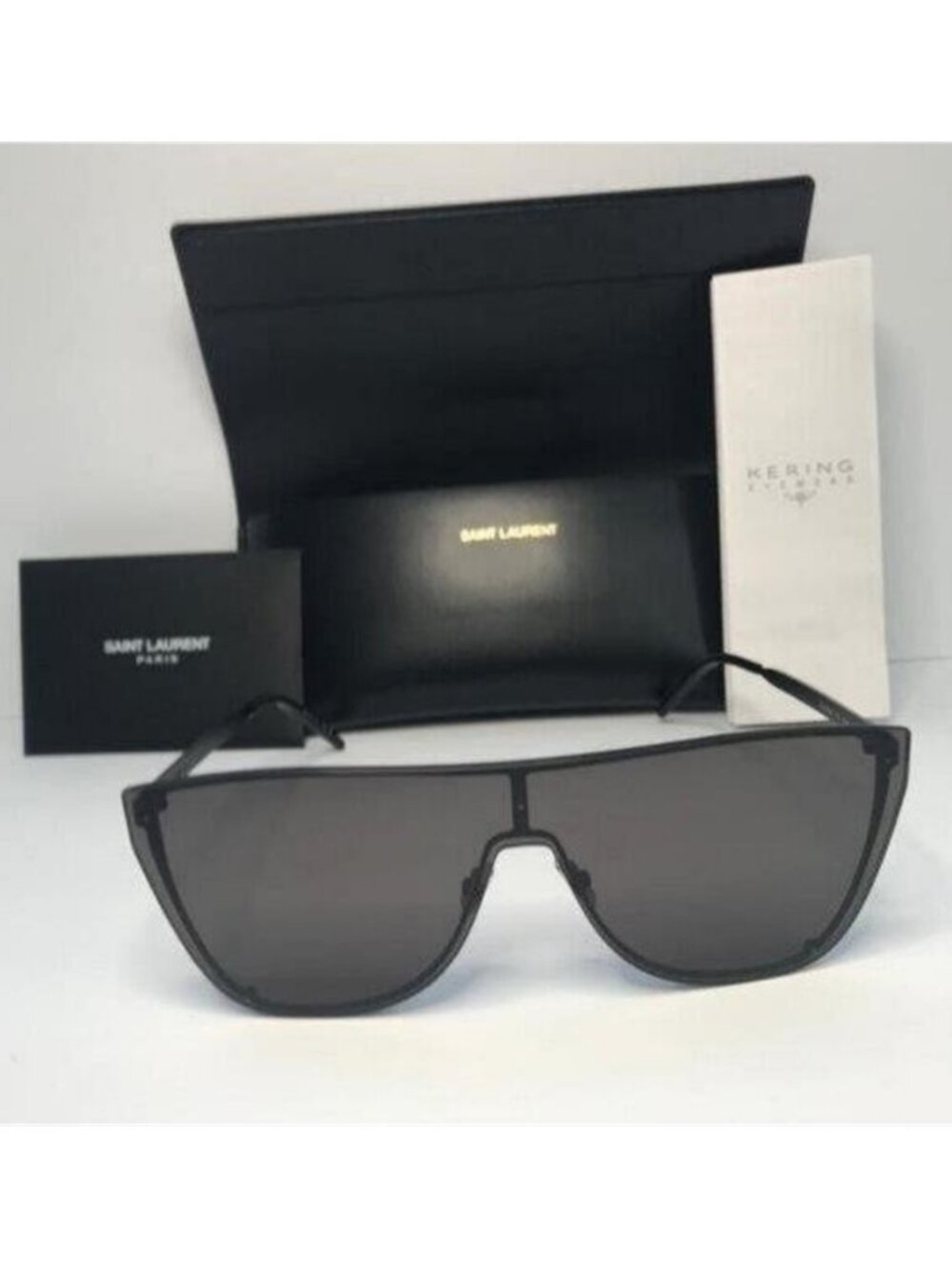 New Authentic SAINT LAURENTSL 1 Mask Sunglasses - Picture 1 of 12